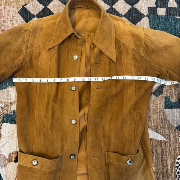 Vintage Men's Brown Suede Shirt Jacket - Picture 10 of 12